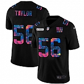 Nike Giants 56 Lawrence Taylor Black Vapor Untouchable Fashion Limited Jersey yhua,baseball caps,new era cap wholesale,wholesale hats